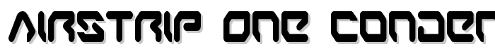 Airstrip One Condensed font